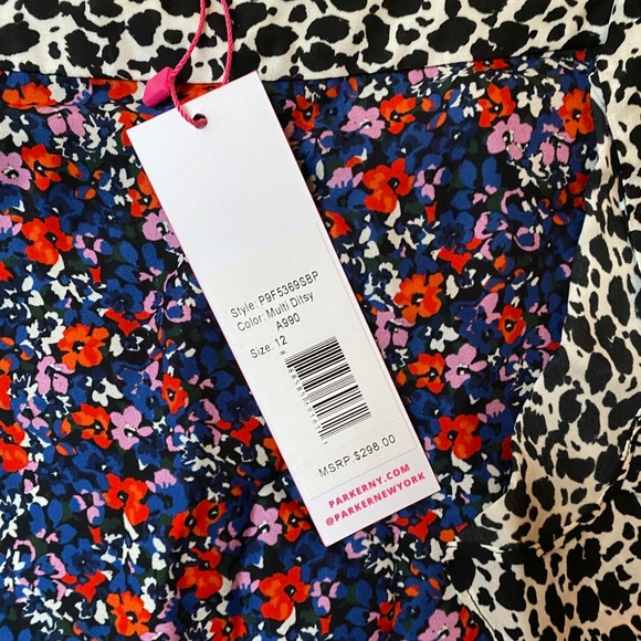 PARKER Collins Silk Blend Wrap Skirt - Picture 4 of 5